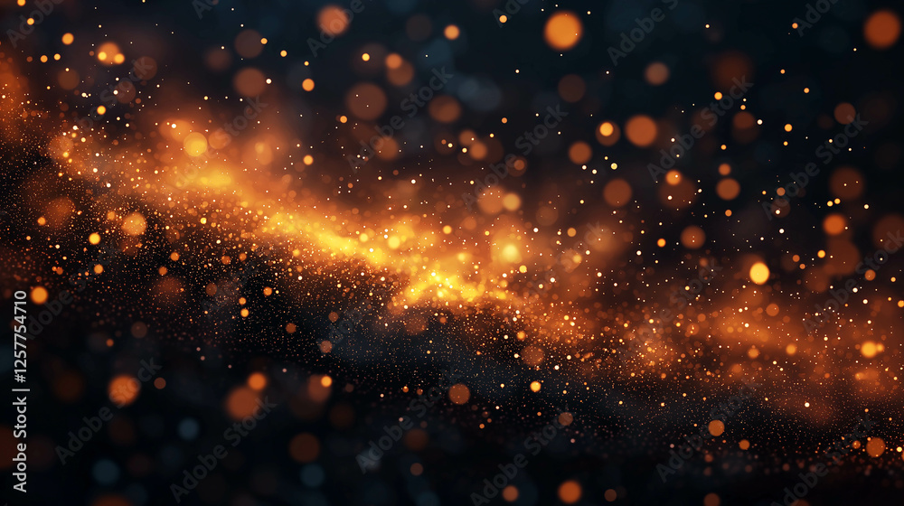 mesmerizing cosmic nebula with swirling golden particles and vibrant colors mesmerizing cosmic nebula with swirling golden particles and vibrant colors