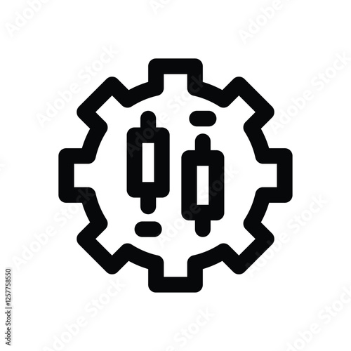 configuration line icon. vector icon for your website, mobile, presentation, and logo design.