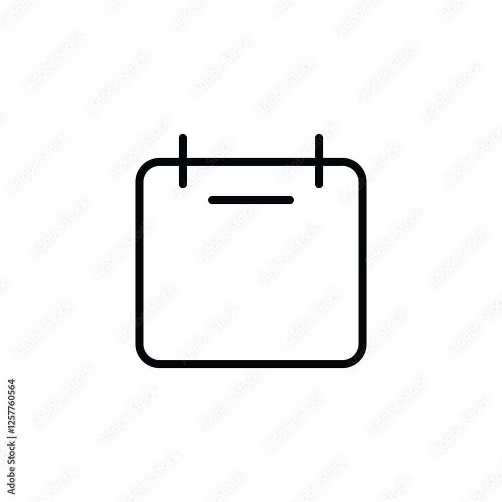 Calendar date schedule time icon vector sign Calendar date schedule time icon vector sign