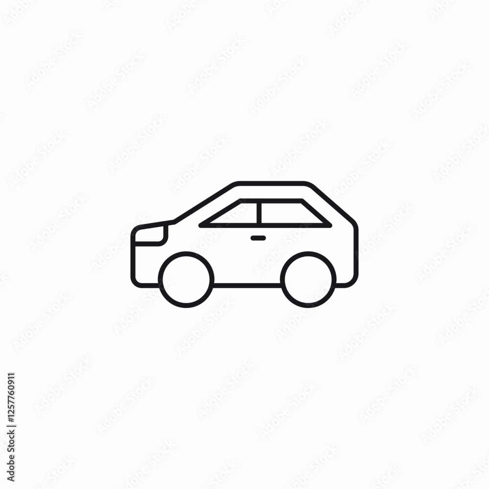 Car auto vehicle transport icon vector sign Car auto vehicle transport icon vector sign