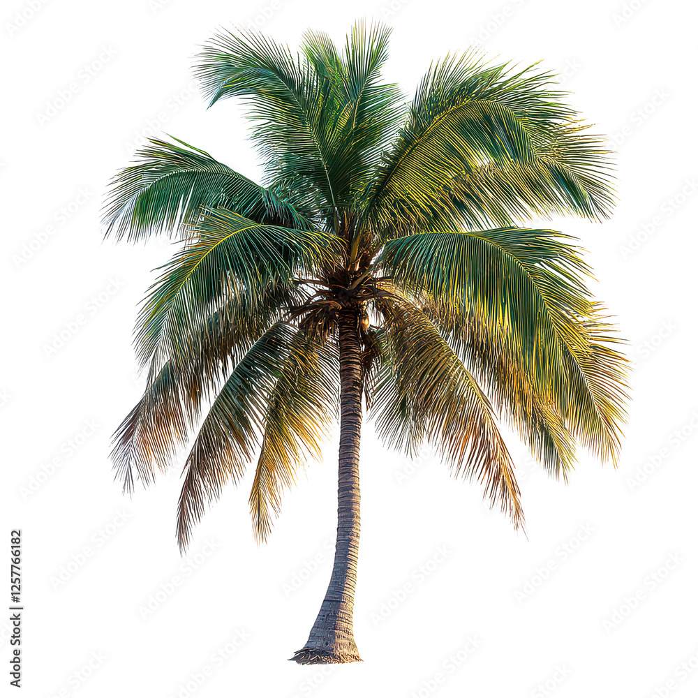 Fototapeta premium palm tree isolated on transparent background