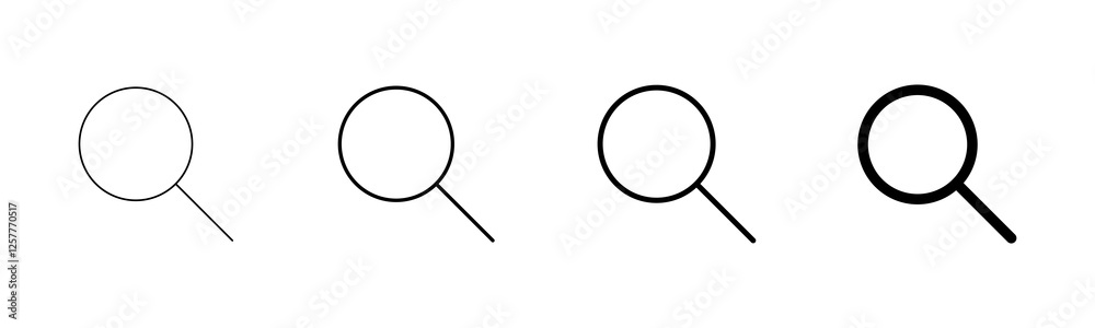Search icon vector isolated on white background. Glass vector icon. search magnifying glass icon. Find Search icon vector isolated on white background. Glass vector icon. search magnifying glass icon. Find