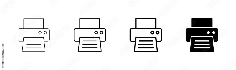 Printer icon vector isolated on white background. print icon. Fax vector icon. Printer icon vector isolated on white background. print icon. Fax vector icon.