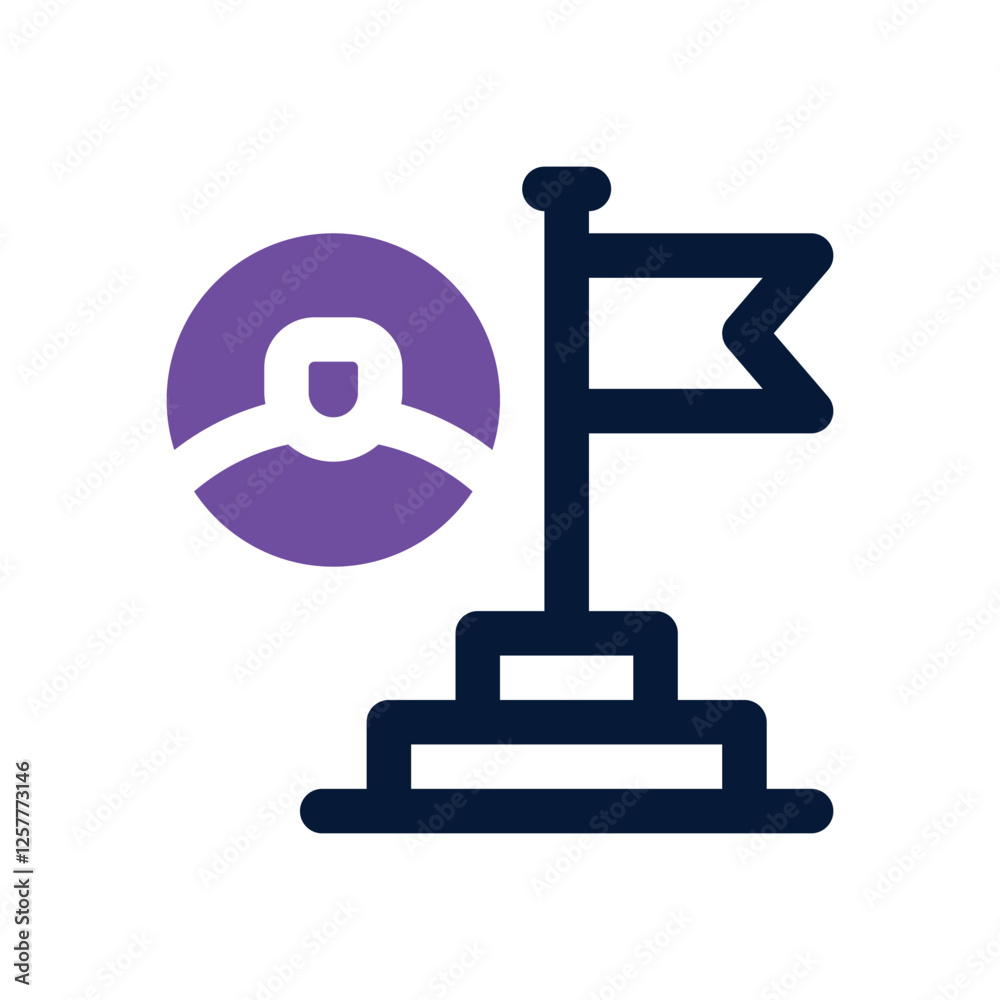 goal dual tone icon. vector icon for your website, mobile, presentation, and logo design. goal dual tone icon. vector icon for your website, mobile, presentation, and logo design.