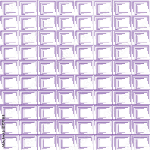  Seamless pattern of squares on a white background