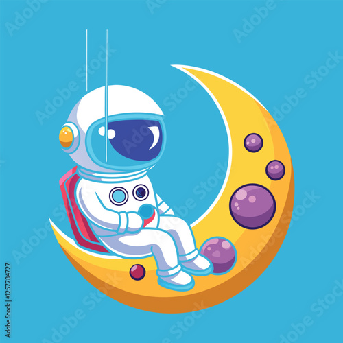 space rocket vector illustration