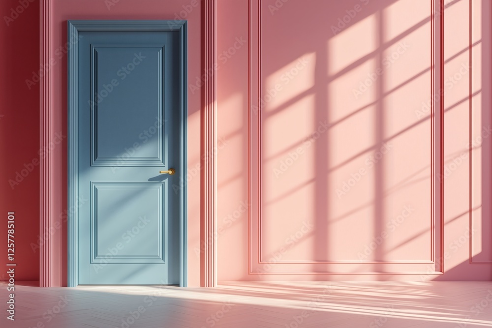 open door with red carpet open door with red carpet