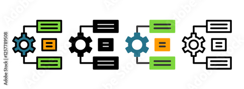 Set of Natural Language Processing Icon