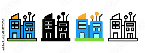 Set of Smart City Icon