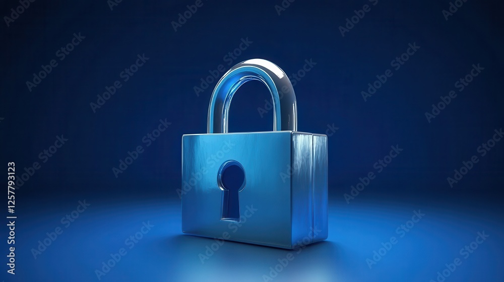 Cyber security concept. Blue lock symbol, point connecting network on blue background. Global connection. data safety. Cyber security concept. Blue lock symbol, point connecting network on blue background. Global connection. data safety.