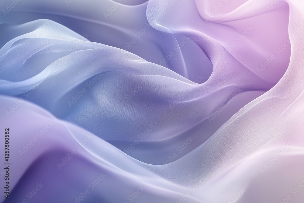 Obraz premium purple and blue fabric with a wave pattern. The fabric is soft and smooth to the touch