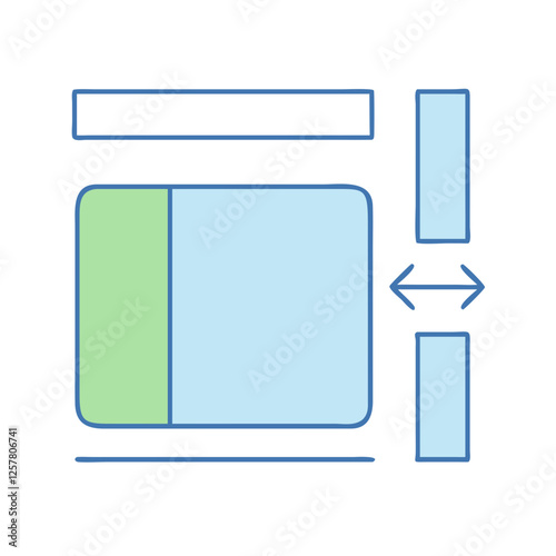 aspect ratio icon, aspect ratio vector illustration-simple illustration of aspect ratio, perfect for aspect ratio logos and icons