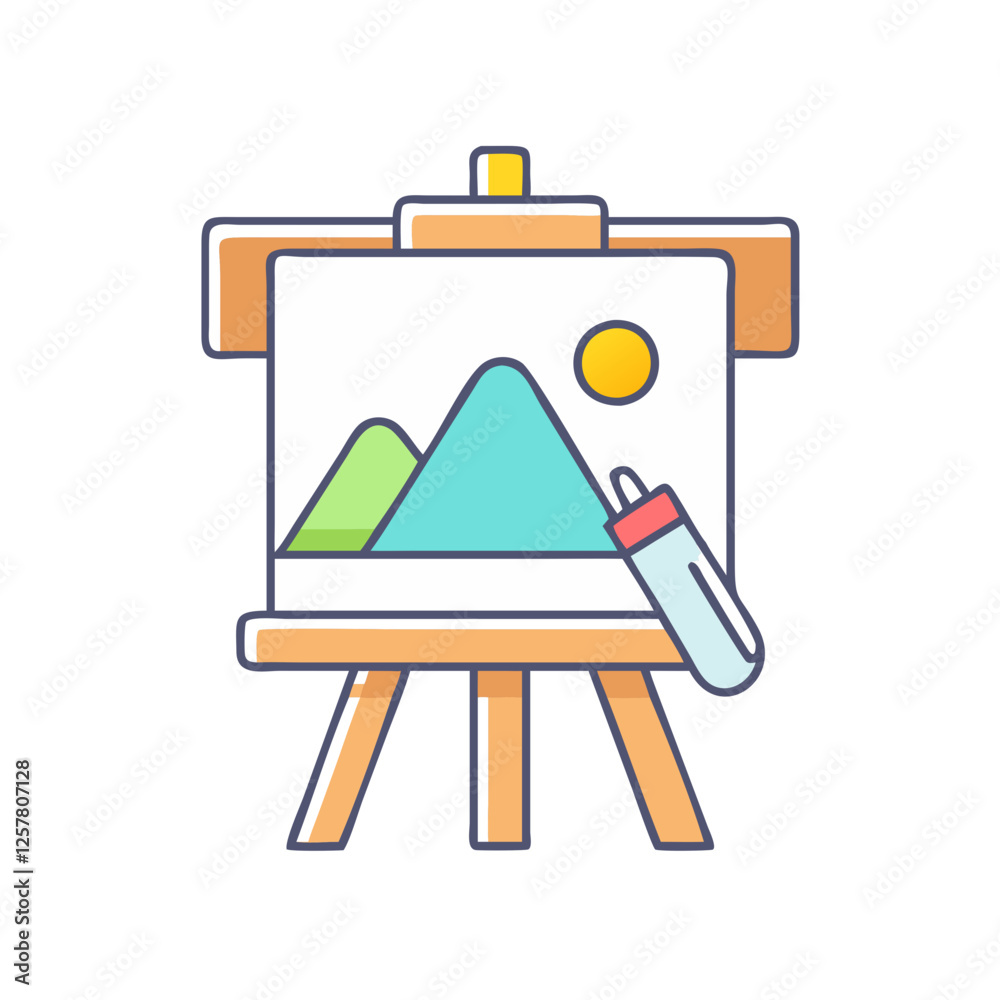 canvas icon, canvas vector illustration-simple illustration of canvas, perfect for canvas logos and icons canvas icon, canvas vector illustration-simple illustration of canvas, perfect for canvas logos and icons