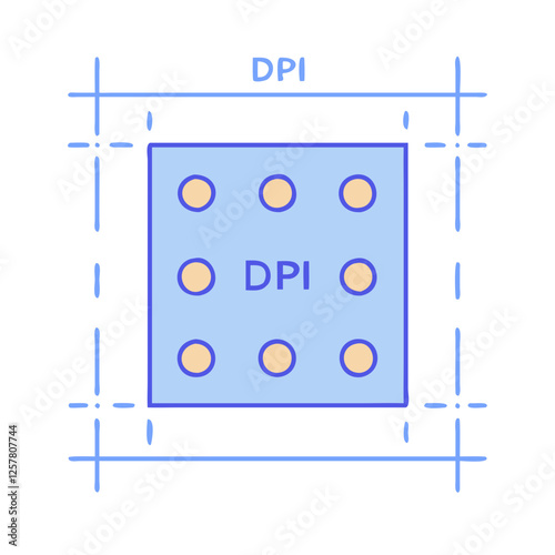 dpi dots per inch icon, dpi dots per inch vector illustration-simple illustration of dpi dots per inch, perfect for dpi dots per inch logos and icons