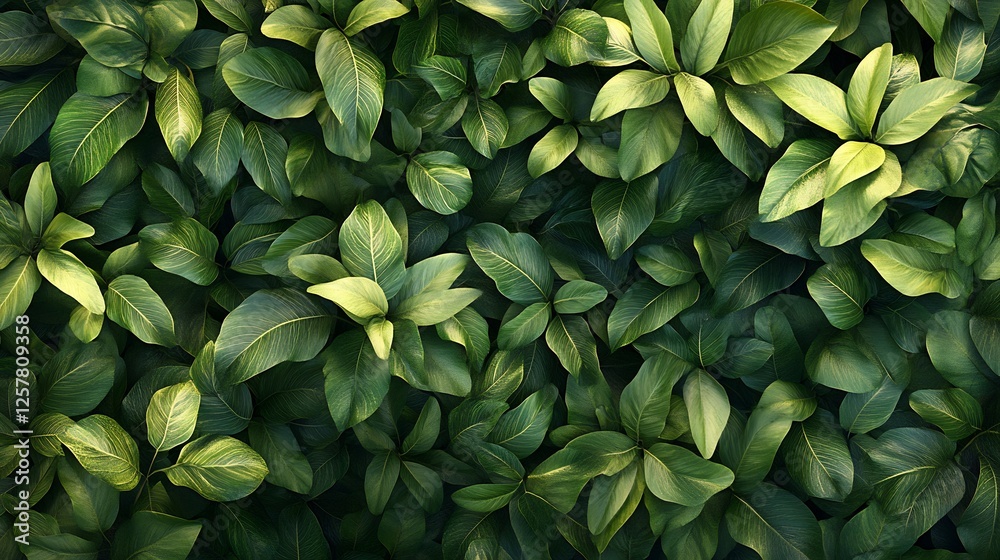 Lush green foliage background rich in deep emerald and lime tones. AI Generated Lush green foliage background rich in deep emerald and lime tones. AI Generated