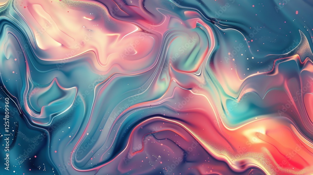 Fototapeta premium A colorful, abstract background with swirling lines and textures.