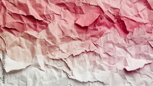 Wallpaper Mural Wrinkled Paper Texture with pink and white Torontodigital.ca