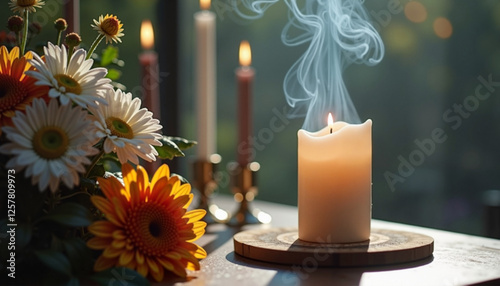 Sacred Altar Symbolizing Spirituality and Devotion in a Religious Setting  

