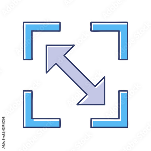 resize icon, resize vector illustration-simple illustration of resize, perfect for resize logos and icons