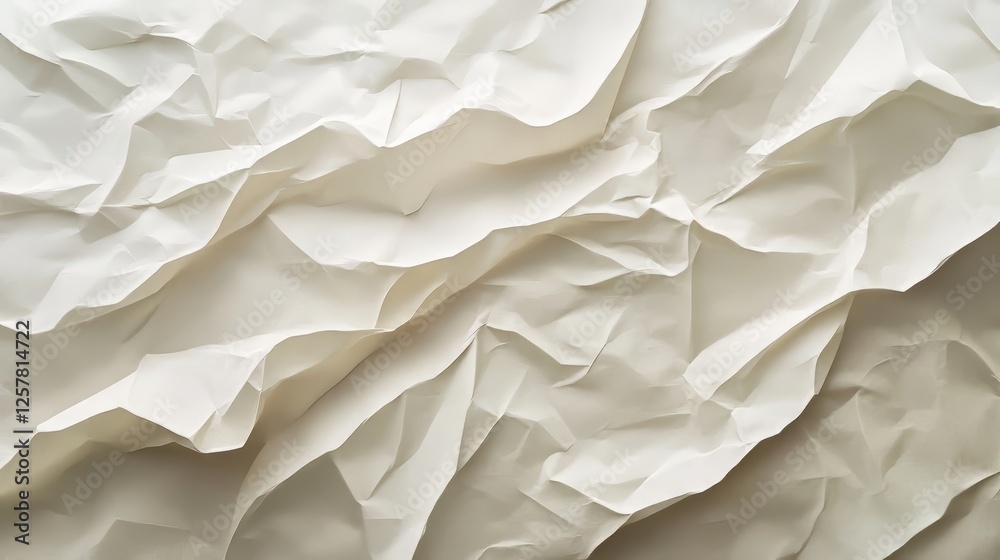 Obraz premium Crumpled abstract paper texture background.