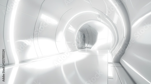 Wallpaper Mural A futuristic technology tunnel Torontodigital.ca