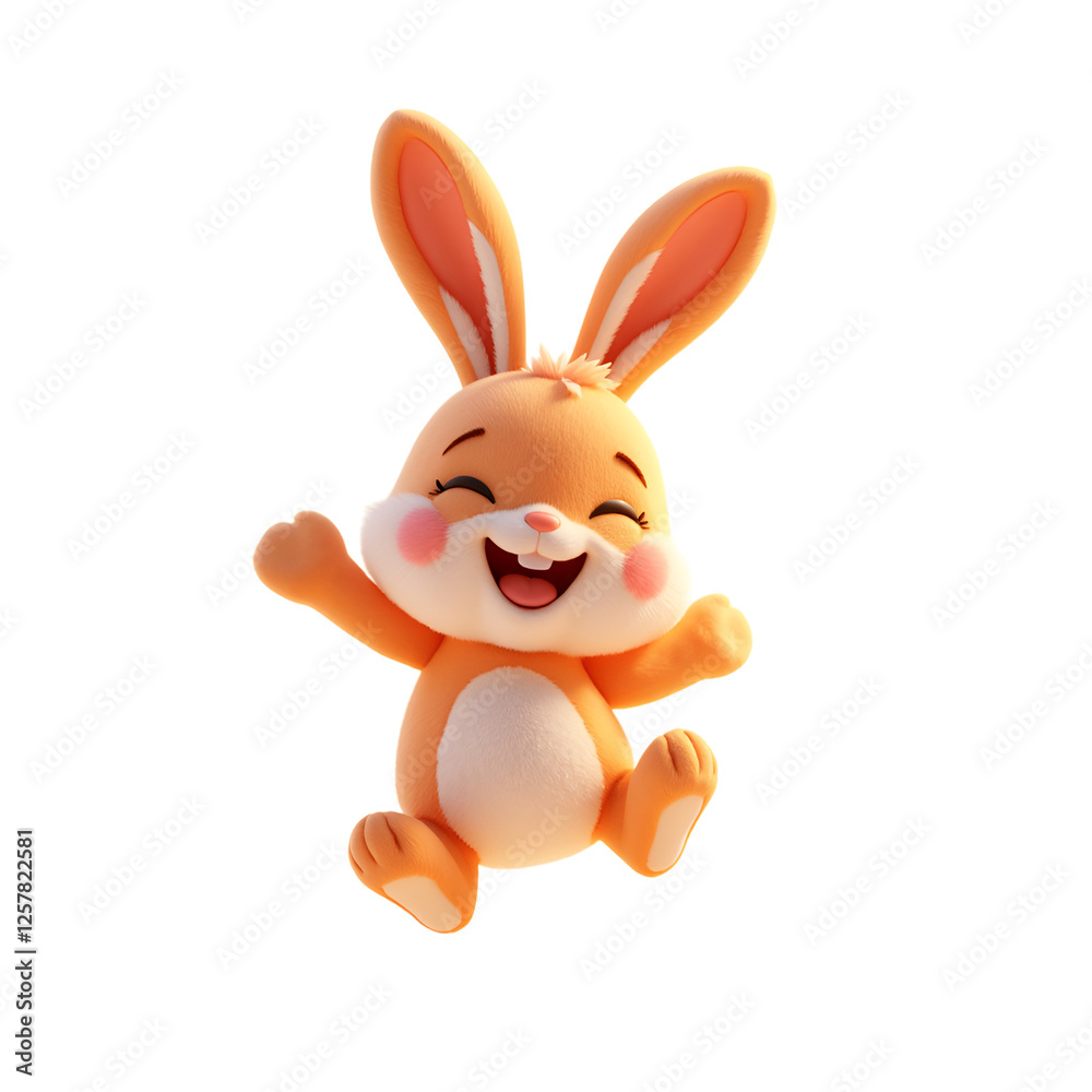 Obraz premium easter bunny with a carrot