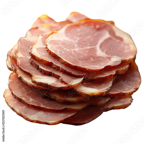 Ham isolated on transparent background