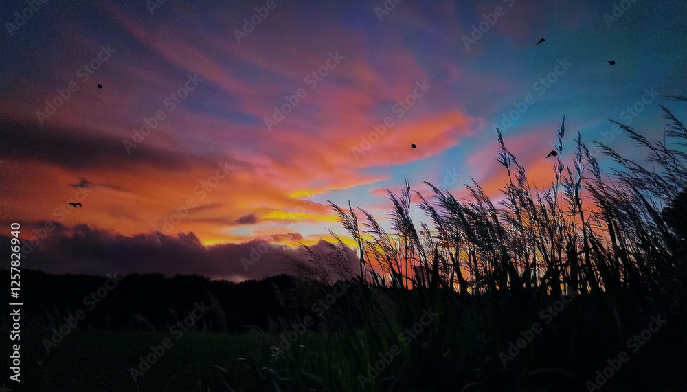 Fototapeta premium 美しい夕焼け