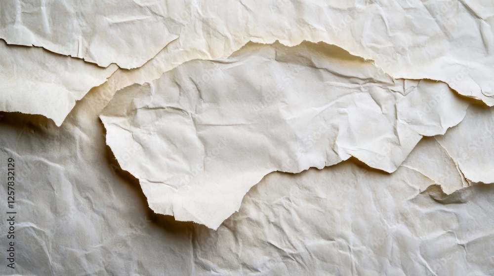 Torn Textured Paper Layers Background Torn Textured Paper Layers Background