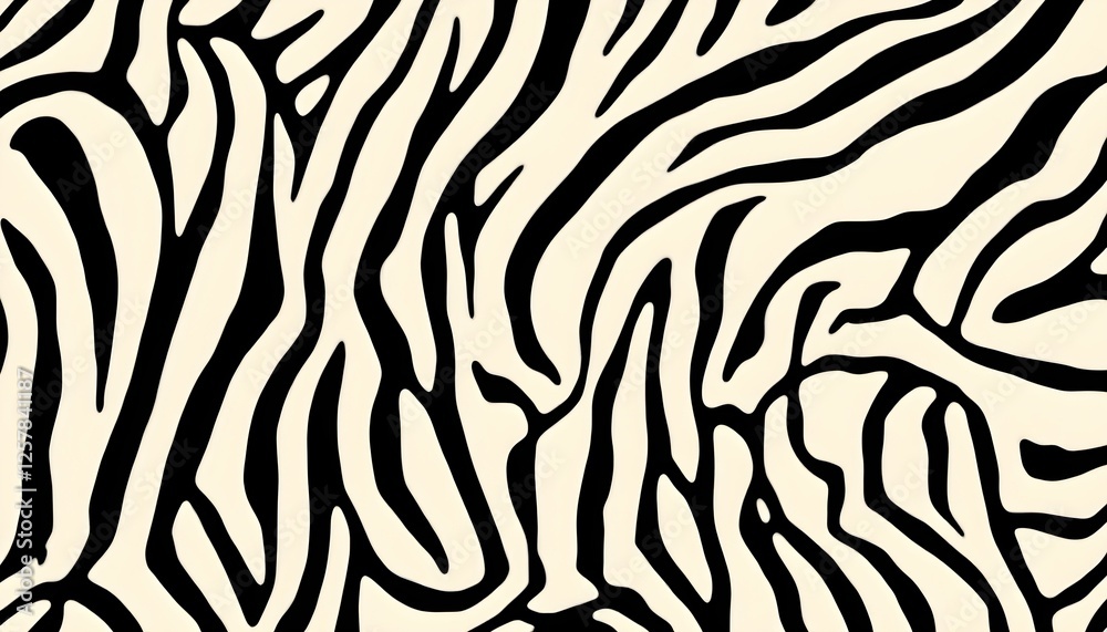 Trendy zebra skin pattern background. Animal fur background for fabric design, wrapping paper, textile, and wallpaper, generated with ai Trendy zebra skin pattern background. Animal fur background for fabric design, wrapping paper, textile, and wallpaper, generated with ai
