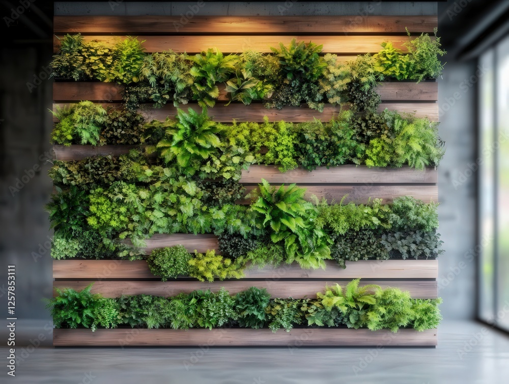 Vertical garden wall design in eco-friendly space indoor plant display modern minimalist aesthetic Vertical garden wall design in eco-friendly space indoor plant display modern minimalist aesthetic