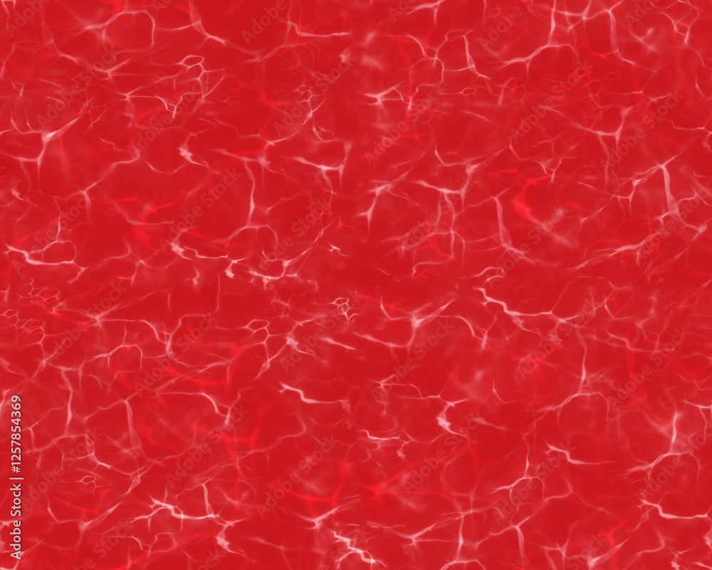 Obraz premium Abstract seamless pattern background with red water texture reflecting light highlights