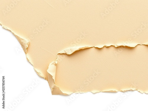 Rugged Cardboard Texture with Exposed Inner Layers