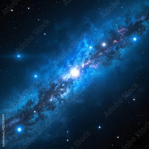 sky with stars at night