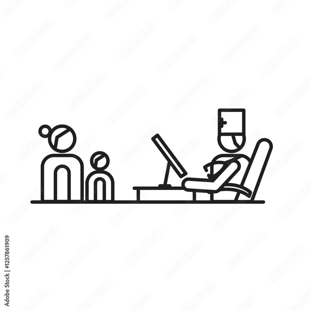 Fototapeta premium Convenient online medical services for remote consultations and care