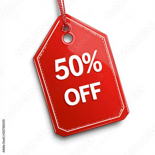 50% OFF COUPON Digital Retail Sale Tag