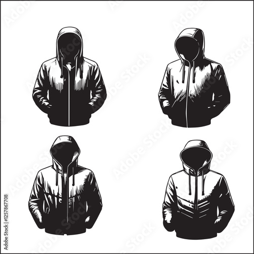 "Windbreaker Jacket Vector | Sportswear Illustration | Fashion Apparel Design"