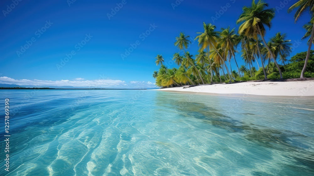 Fototapeta premium reflection blue waters