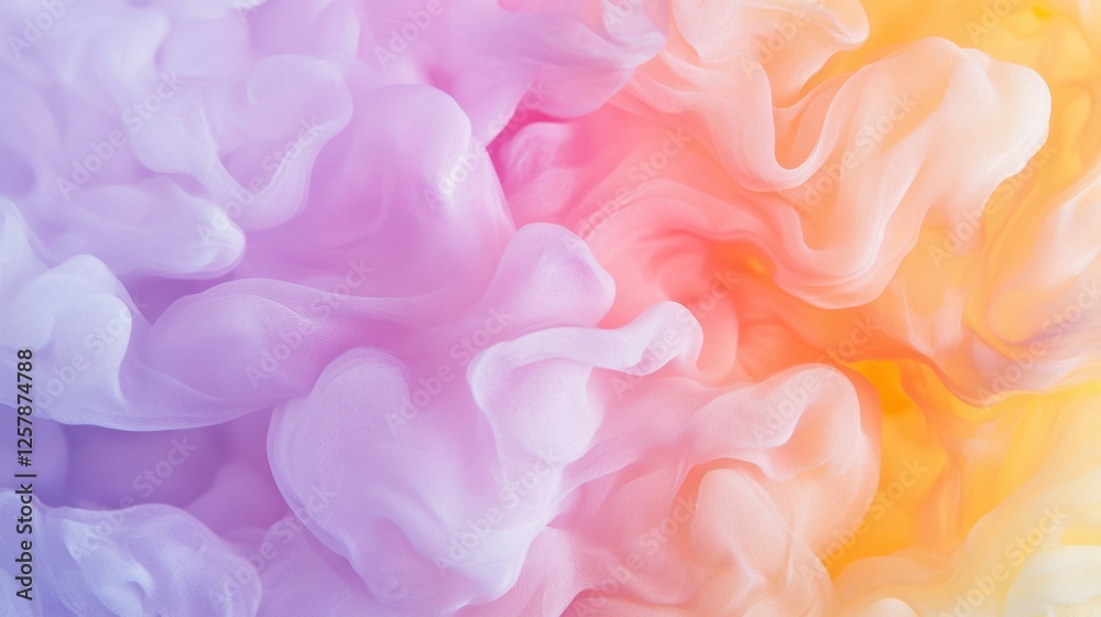 Fototapeta premium Abstract Color Clouds in Motion Blending Harmoniously