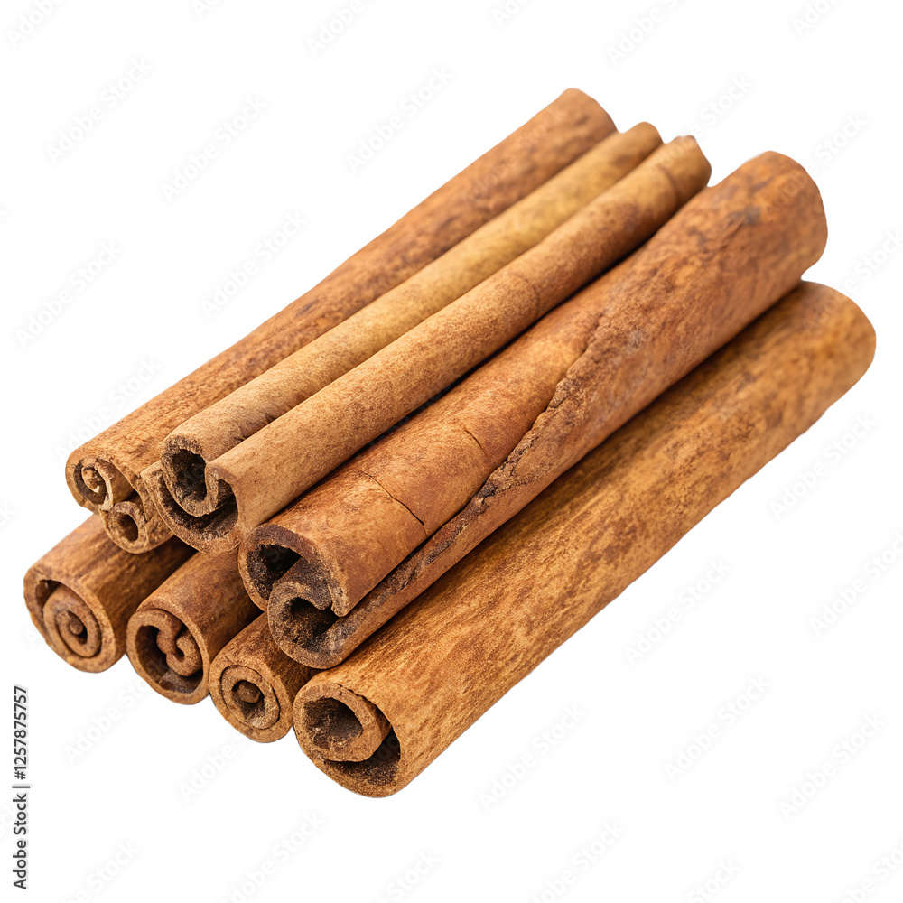 Cinnamon isolated on a white background Cinnamon isolated on a white background