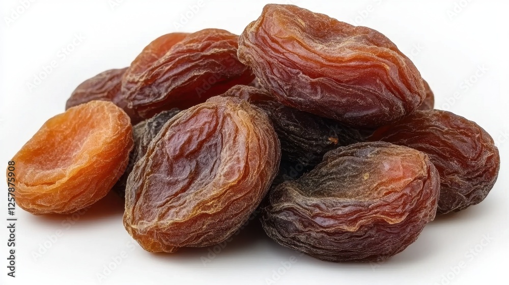 pile of dried apricots isolated on white background pile of dried apricots isolated on white background