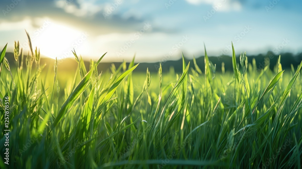 Fototapeta premium breeze green spring