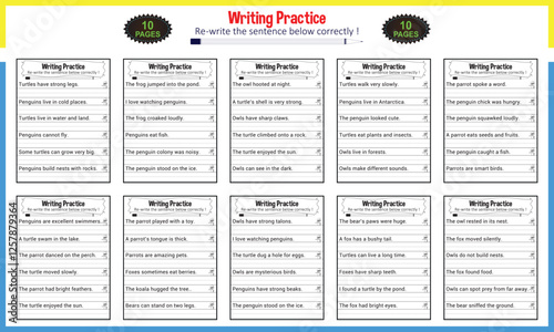 Learn practice sentence for homework