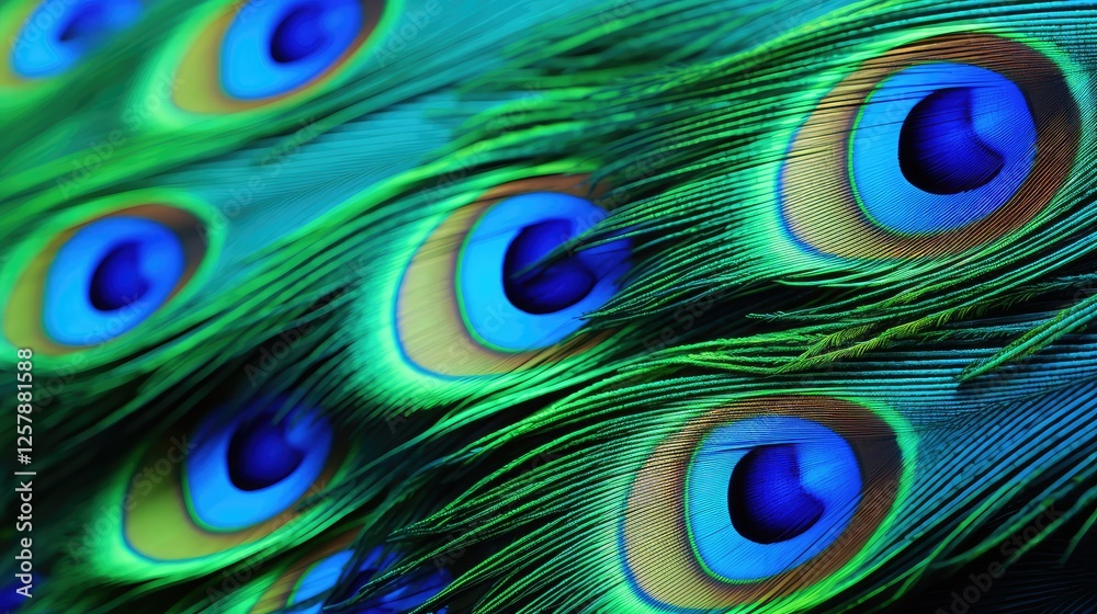 Obraz premium colors blue and green background
