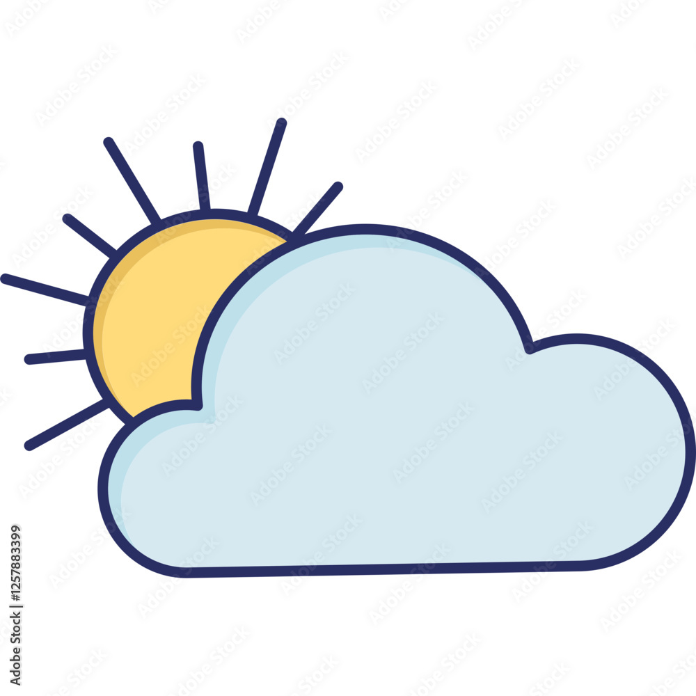 Day Vector Icon Set with Transparent Background Day Vector Icon Set with Transparent Background
