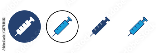 Syringe icon vector. injection icon vector.