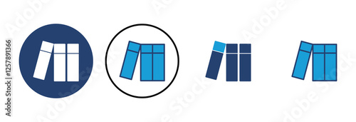 Library icon vector. education icon vector