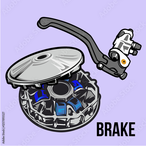 drum brake and brake handle i...