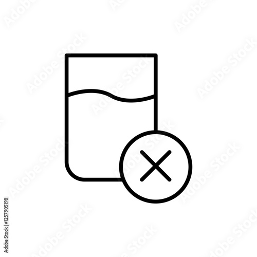 Fasting outline icons, minimalist vector illustration ,simple transparent graphic element .Isolated on white background