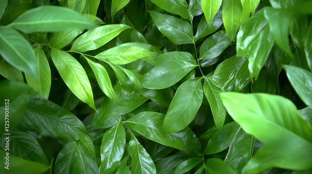 Close up view of lush green leaves covered in water droplets, various shades of green leaves, vibrant foliage, detailed leaf texture, moist green Close up view of lush green leaves covered in water droplets, various shades of green leaves, vibrant foliage, detailed leaf texture, moist green